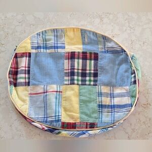 Vintage Madras Plaid Bermuda Bag Cover